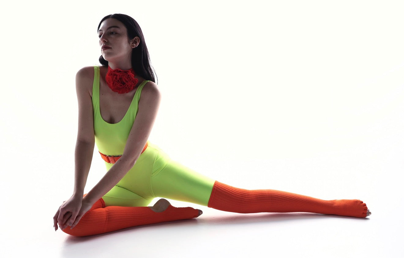 Portokáli Pilates Socks